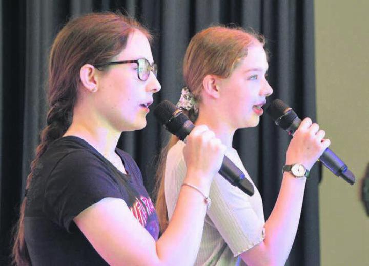 Sie traten im Duett an: Sara Hunn und Simona Blunschi.