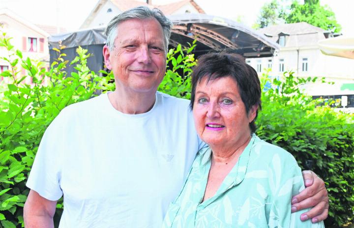 Startklar: Pitsch und Irene Bachmann.