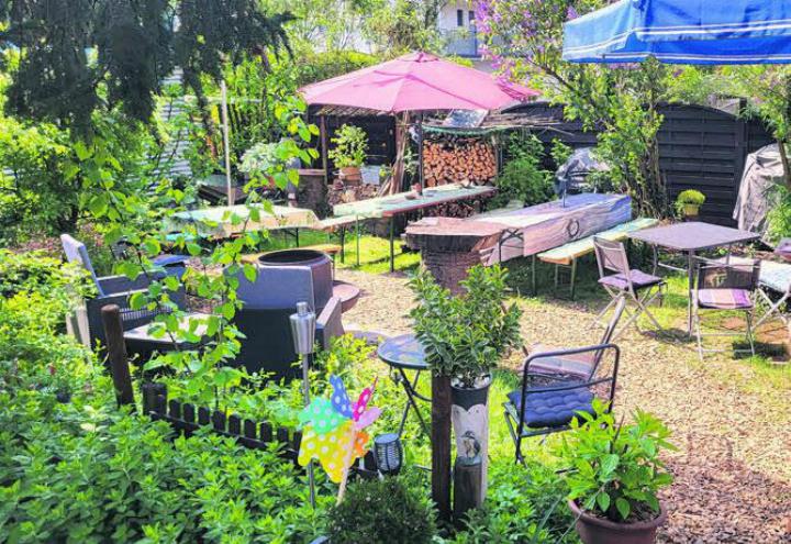 Das Gartenkafi kann man morgen Samstag und am Sonntag besuchen. Bild: zg
