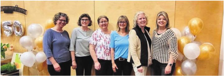 Der Vorstand der Frauengemeinschaft Waltenschwil freut sich auf das Jubiläumsjahr. Bild: zg