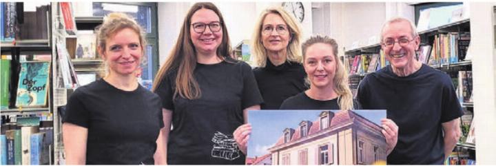 Das Leiterteam der Gemeindebibliothek Wohlen freut sich auf die Jubiläumstage. Bild: pd Das Leiterteam der Gemeindebibliothek Wohlen freut sich auf die Jubiläumstage. Bild: pd