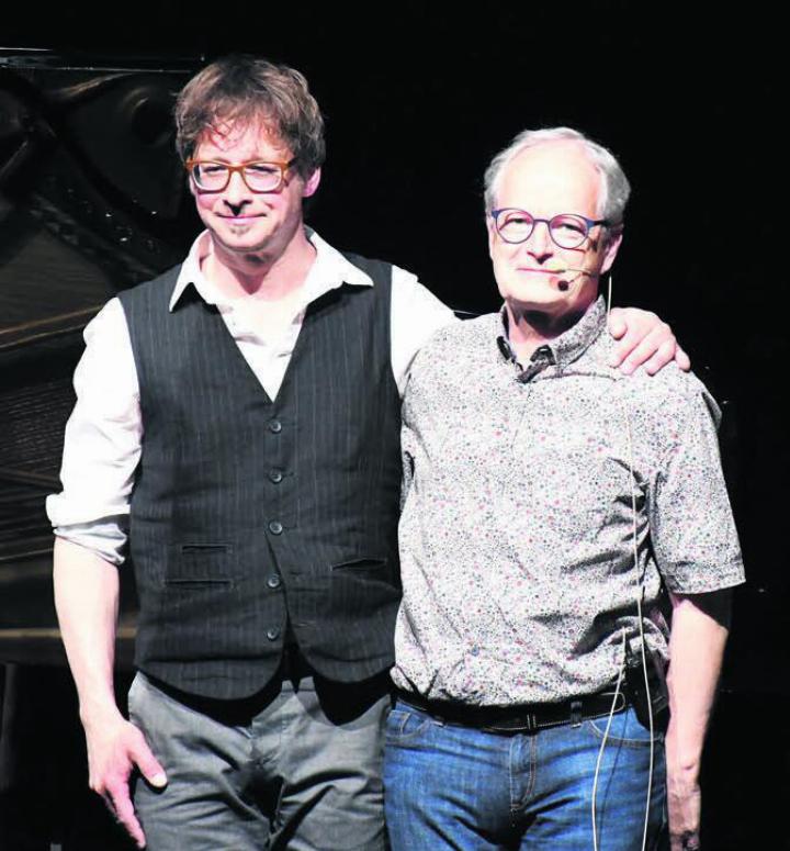 Unterhielten das Publikum bestens: Musik Lukas Stäger und Jörg Meier.