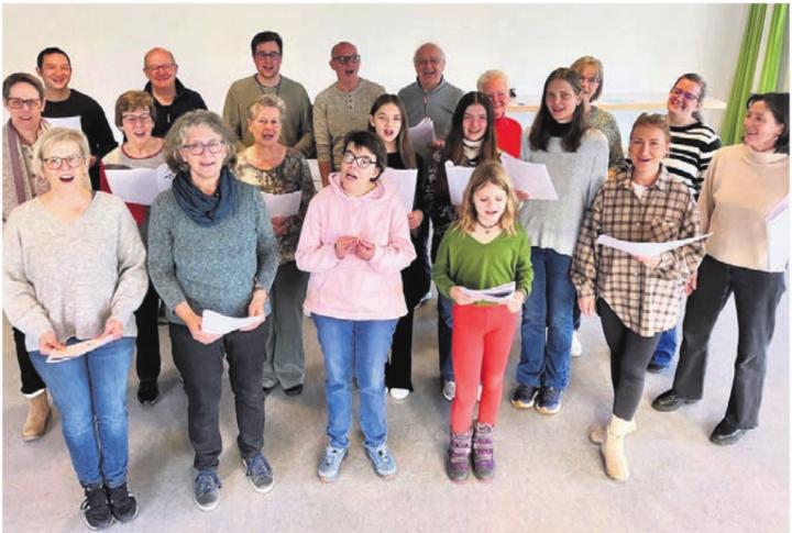 Der Familienchor freut sich auf viele Mitsingende. Bild: zg