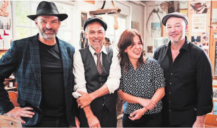 Zwischen Donnergrollen und zartem Hauch – das Quartett Swing de Paris verfügt über ein abwechslungsreiches Repertoire. Bild: pd