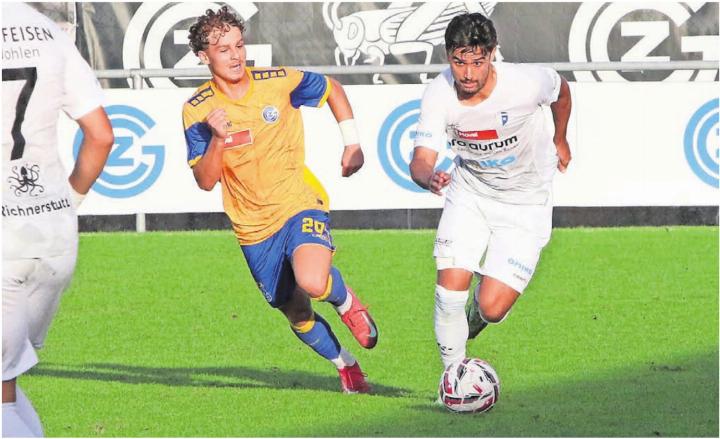 Gibt weiter Vollgas für den FC Wohlen: Bijan Dalvand (rechts). Bild: Archiv/jl Gibt weiter Vollgas für den FC Wohlen: Bijan Dalvand (rechts). Bild: Archiv/jl