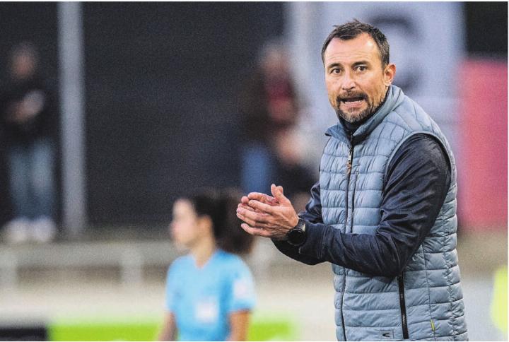 Michael Winsauer im Heimspiel seiner Krienser gegen die U21 des FC Zürich. Kriens gewann mit 6:2. Es war einer der 13 Siege, die Winsauers Team in der Vorrunde geholt hat. Bild: Freshfocus Michael Winsauer im Heimspiel seiner Krienser gegen die U21 des FC Zürich. Kriens gewann mit 6:2. Es war einer der 13 Siege, die Winsauers Team in der Vorrunde geholt hat. Bild: Freshfocus