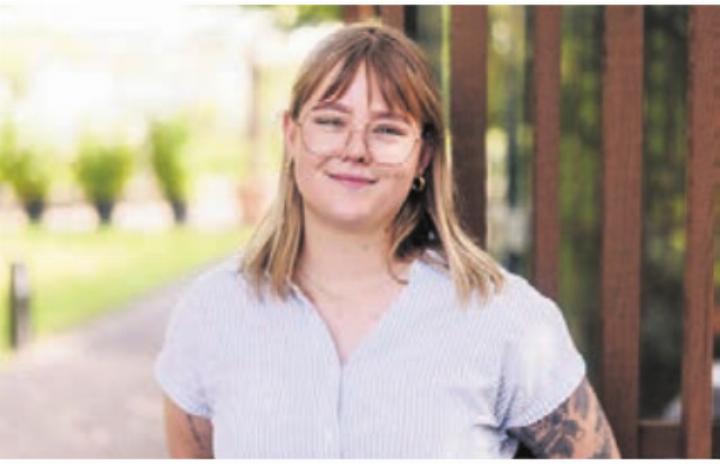 Laura Gmür ist mit ihrer Präsentation unter den drei Besten. Bild: pd