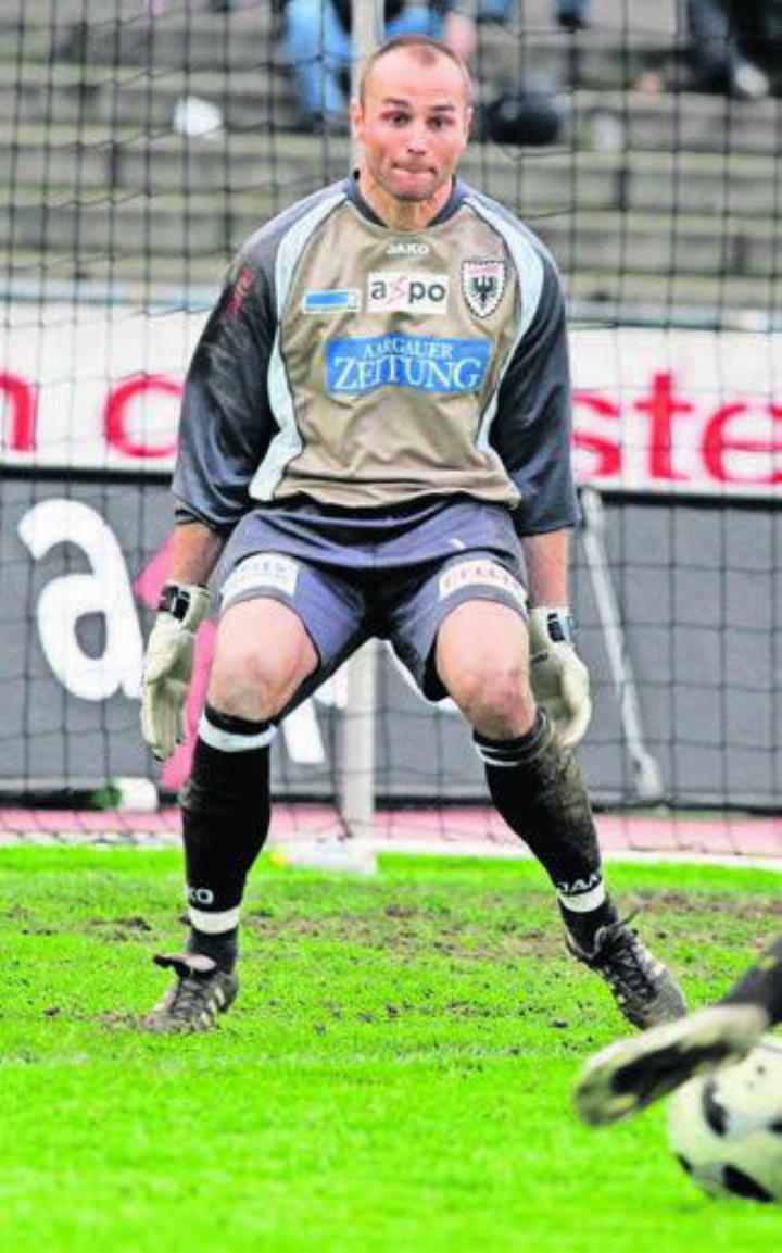 Oliver Stöckli im Trikot des FC Aarau. Bilder: Archiv/Freshfocus