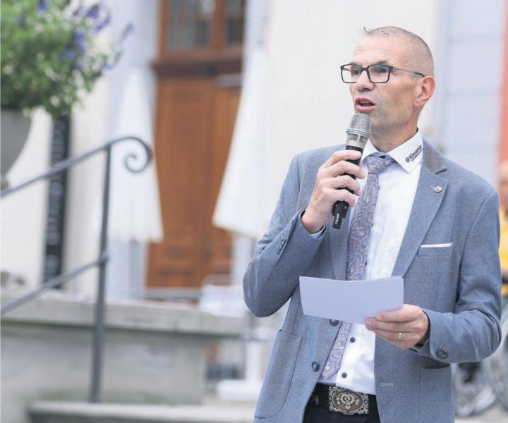 Seine letzte Amtshandlung als Präsident war die grosse Jubiläumsfeier: Buki Kreyenbühl. Bilder: zg