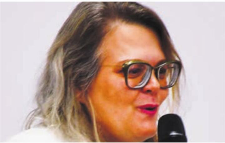 Gute Gastgeberin: OK-Präsidentin Belinda Lowe. Bild: dm