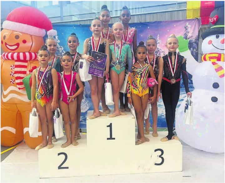 Total wurden am Adventscup 150 Medaillen in 43 Kategorien vergeben. Davon haben die Mädchen von RG Mutschellen 35 (8 Gold, 17 Silber, 10 Bronze) gewonnen.