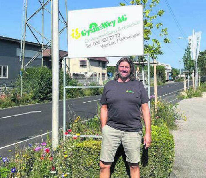 Urs Neeser, der kreative Gartengestalter.