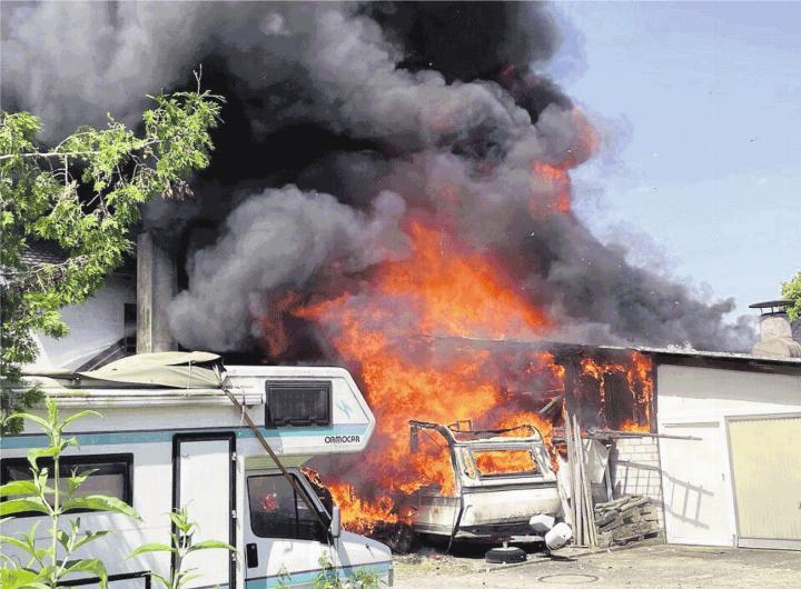 Beim Brand wurde glücklicherweise niemand verletzt. Bild: pz