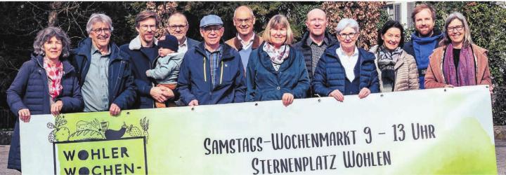 Das Markt-Team und der Verein für Kultur als Träger des Wohler Wochenmarkts freuen sich auf die anstehende Saison und auf viele Besuchende aus Wohlen und dem Freiamt. Bild: pd