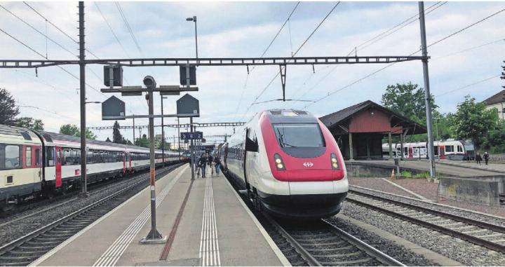 Erfreulich: Immer mehr hochwertige Fernverkehrszüge halten auch in Wohlen und Muri. Bild: zg Erfreulich: Immer mehr hochwertige Fernverkehrszüge halten auch in Wohlen und Muri. Bild: zg