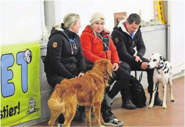 Es blieb am Turnier genügend Zeit, sich mit anderen Hundebesitzern auszutauschen.