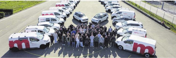 Die Belegschaft der Meierelektro AG freut sich über die Nomination. Bild: zg