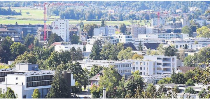 Erkenntnis der Analyse: Wohlen wird im Jahr 2050 rund 24 000 Einwohner zählen, und das Zentrum sollte gestärkt werden. Bild: dm