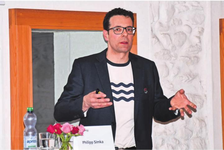 Philipp Simka, Präsident von «Schöner Wohlen», präsentierte einen umfassenden Jahresbericht und ein paar Ziele für 2026. Bilder: Daniel Marti / Archiv Philipp Simka, Präsident von «Schöner Wohlen», präsentierte einen umfassenden Jahresbericht und ein paar Ziele für 2026. Bilder: Daniel Marti / Archiv