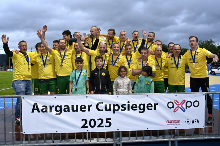 Cupsieger bei den Senioren 40+: der FC Mutschellen. Bild: Alexander Wagner
