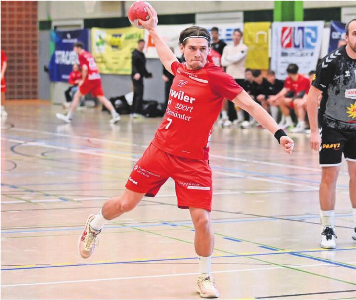 Für Janis Furter und den TV Muri gab es zuletzt drei Spiele ohne Sieg. Lässt sich diese Serie auswärts im Fricktal durchbrechen?
Bild: tvm