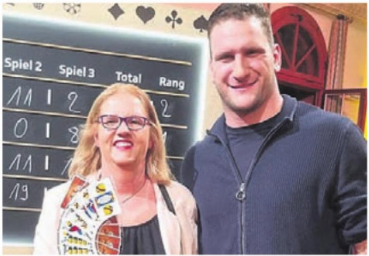 Angi Stimpfl mit Armon Orlik. Bild: zg