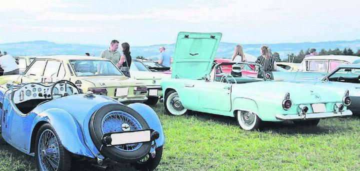 Beim Autokino gibt es auch aussergewöhnliche Schönheiten zu bewundern. Bild: Archiv/mo