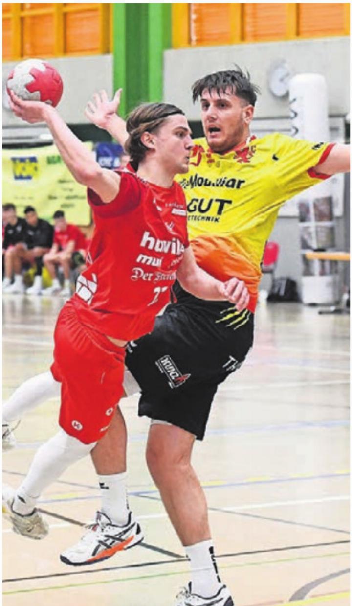Fünf Tore aus fünf Versuchen: Muris Simon Hafner (am Ball). Bild: tvm Fünf Tore aus fünf Versuchen: Muris Simon Hafner (am Ball). Bild: tvm