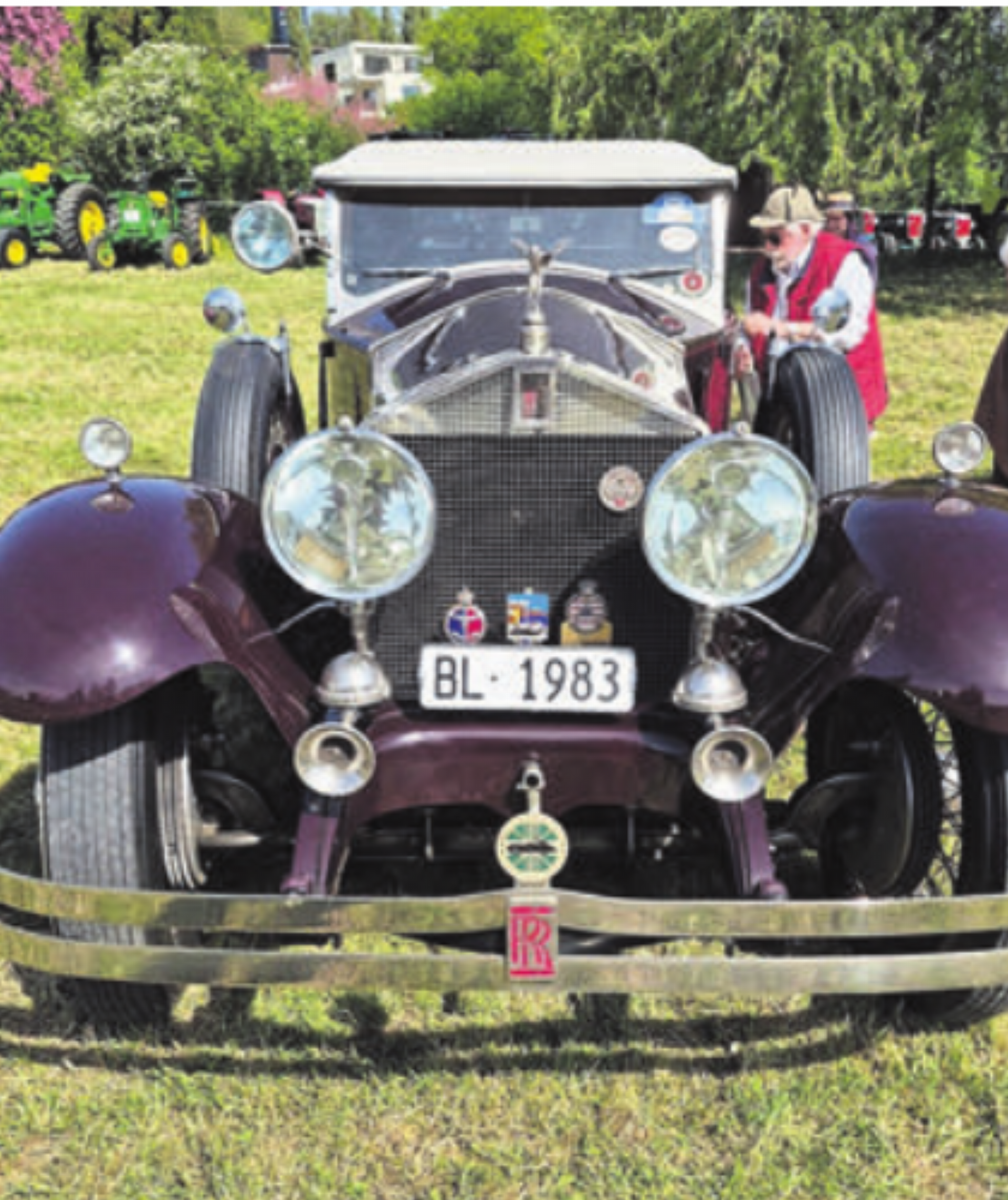 Der Rolls Royce aus dem Jahr 1921 zog viele Blicke auf sich. Bild: zg - Das Bild wird blockiert. – Möglicherweise durch einen aktiven Adblocker.