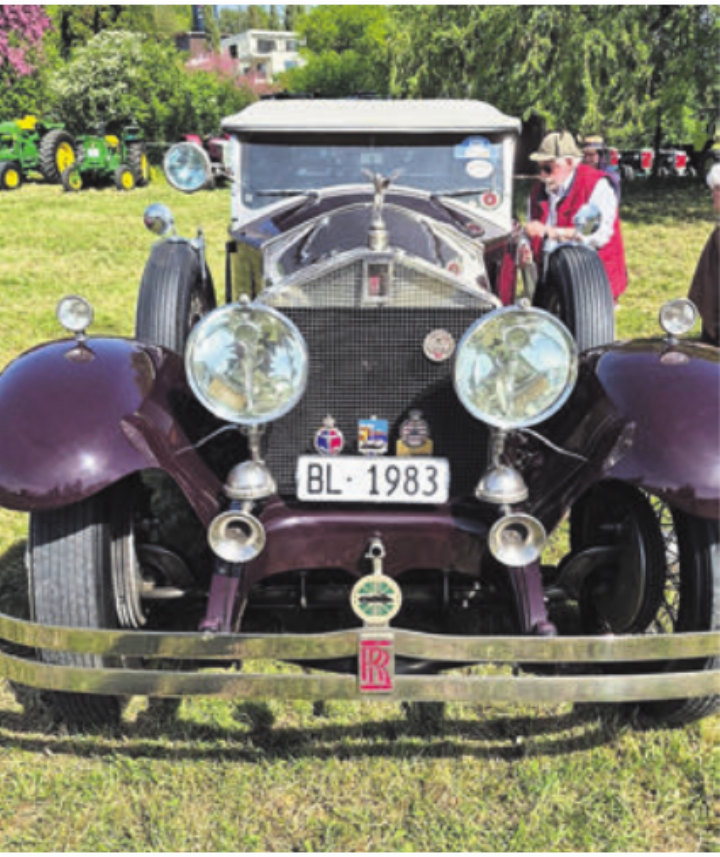 Der Rolls Royce aus dem Jahr 1921 zog viele Blicke auf sich. Bild: zg