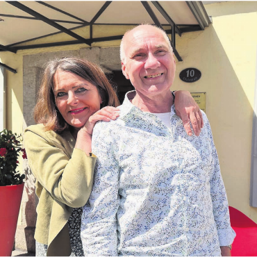Der Stern leuchtet bald nicht mehr - Die dienstältesten Wohler Wirte hören auf: Rita Seiler und Remus Lochmann.    Bild: Stefan Sprenger