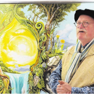 Künstlerpersönlichkeit - Carl W. Röhrigs Malerei ist geprägt vom Wunsch, die Würde und Spiritualität der Natur ins Zentrum zu rücken.    Bild: pd