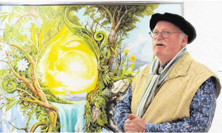 Carl W. Röhrigs Malerei ist geprägt vom Wunsch, die Würde und Spiritualität der Natur ins Zentrum zu rücken.    Bild: pd