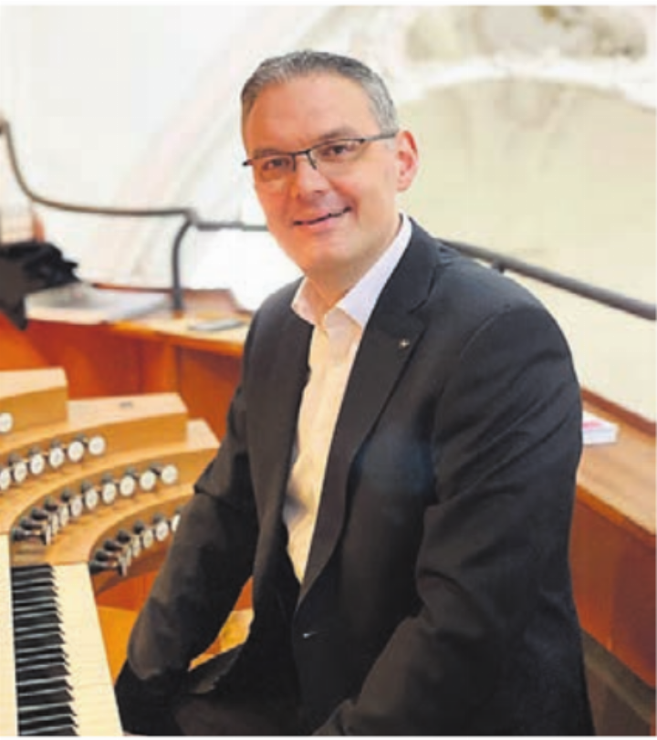 Stephan Kreutz spielt am 10. Mai auf der Metzler-Orgel in der Kirche Villmergen. Bild: pd