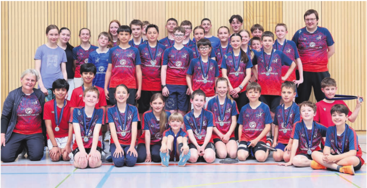 Der Badmintonnachwuchs aus der Region zeigte eine starke Leistung.    Bild: zg