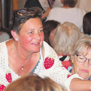 «Sie ist die Perle des Vereins» - Hielt eine wunderbare Laudatio: Corinne Manimanakis.