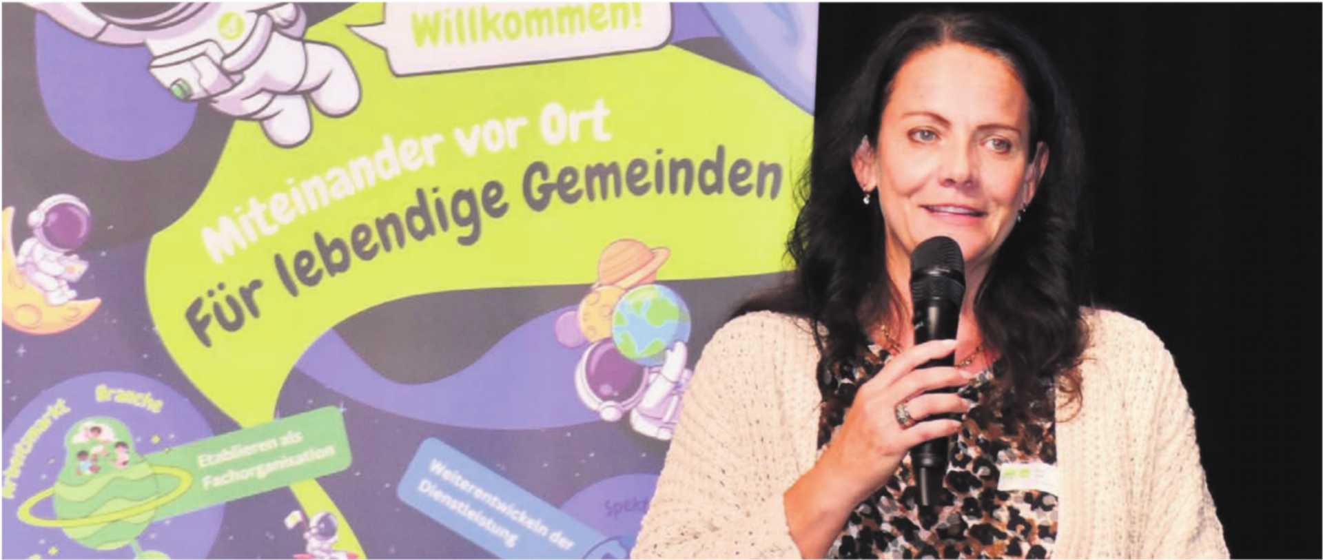 Die Geschäftsführerin Karin Stoll stellte am 35-Jahr-Jubiläum im letzten Herbst die neue Strategie vor. Bild: Archiv / Daniel Marti - Das Bild wird blockiert. – Möglicherweise durch einen aktiven Adblocker.
