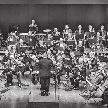 Frühlingskonzert - Das Seniorenorchester schöpft aus seinen Erfahrungen und der grossen Liebe zur Musik. Bild: zg