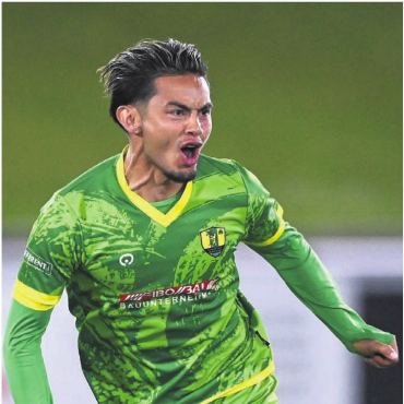 Der Shootingstar will den Titel - Devin Baumann ist der Mann für die wichtigen Tore gegen die Favoriten. Er will die Mutscheller nun zum Cupsieg ballern.    Bild: Alexander Wagner