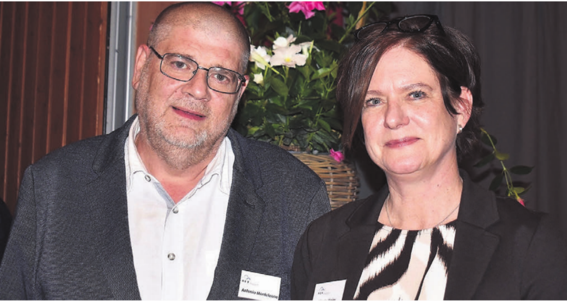 Die langjährigen Vorstandsmitglieder Nicole Meier (Bünzen) und Antonio Monteleone (Wohlen) traten zurück. Sie wurden zu Ehrenmitgliedern ernannt. Bild: Erika Obrist - Das Bild wird blockiert. – Möglicherweise durch einen aktiven Adblocker.