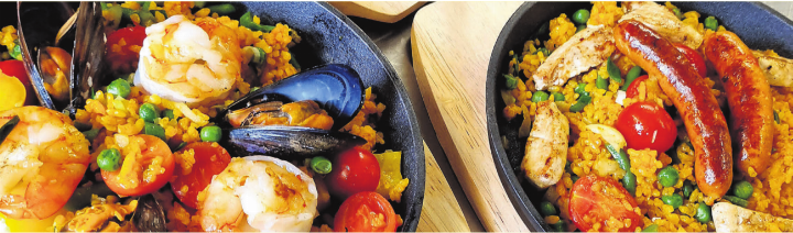 Paella «El estilo de Martin». Bilder: zg Paella «El estilo de Martin». Bilder: zg