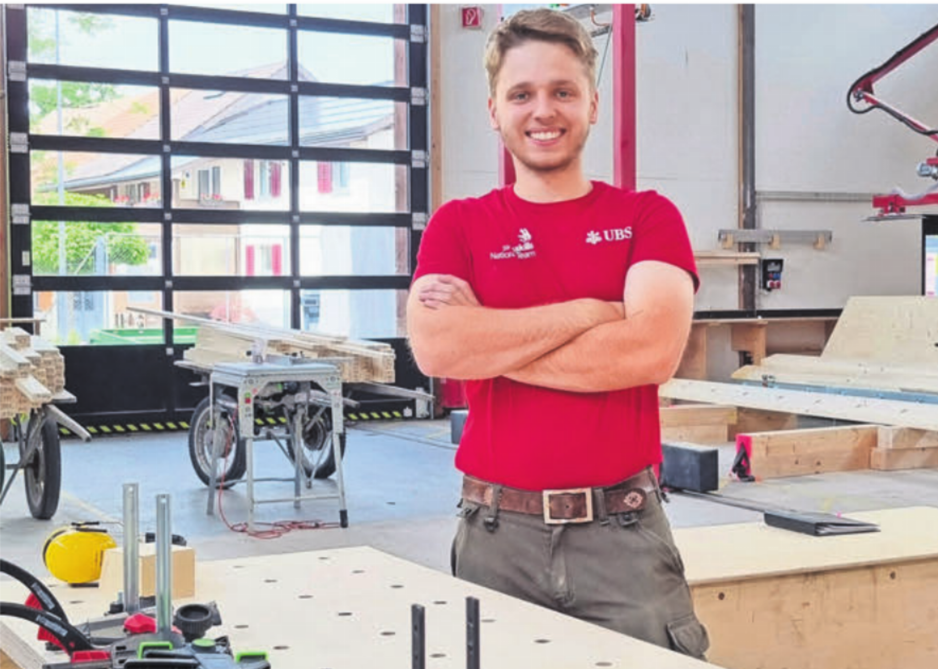 Luca Wissler bereitet sich in verschiedenen Betrieben in der Deutschschweiz auf seinen Einsatz vor. Aktuell ist er im Freiamt tätig. Bild: zg - Das Bild wird blockiert. – Möglicherweise durch einen aktiven Adblocker.