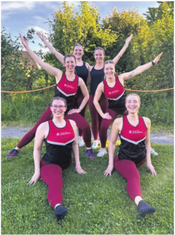 Holte die höchste Punktzahl in der Programmgestaltung: das Team Aerobic.    Bild: zg