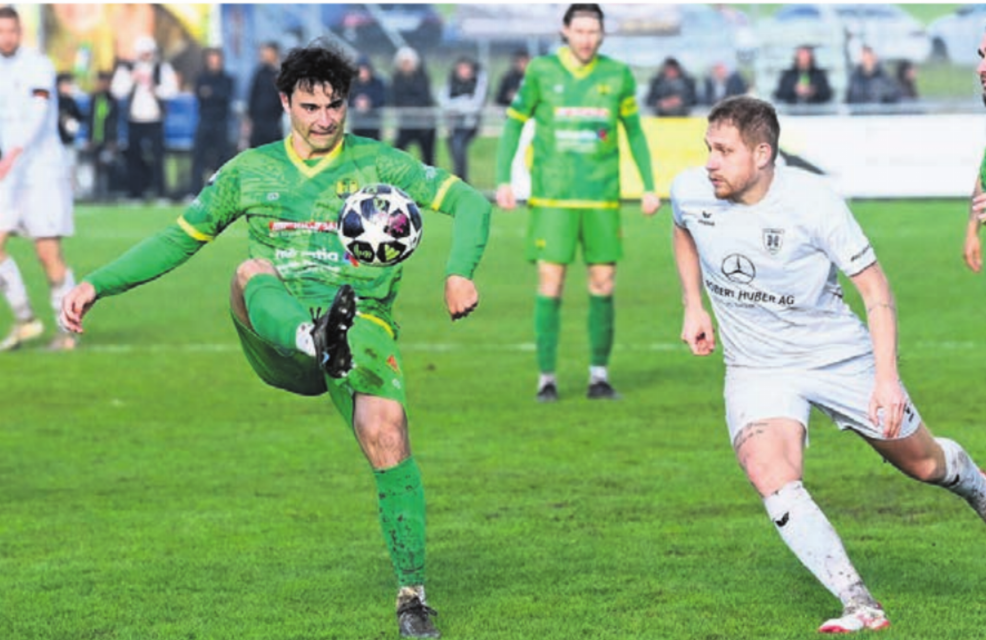 Beim FC Mutschellen (links Gianluca Sforza) fehlte es gegen Wettingen auch an der nötigen Konsequenz. Bild: awa/Archiv - Das Bild wird blockiert. – Möglicherweise durch einen aktiven Adblocker.