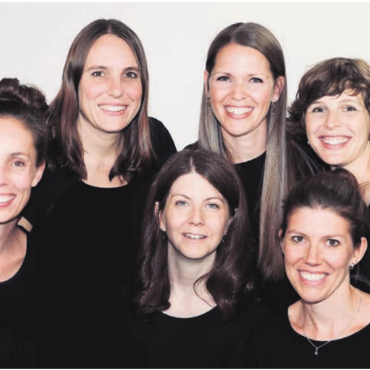 Stimme, Charme, Harmonie - Die «Six Chicks» versprechen einen amüsanten musikalischen Abend. Bild: zg