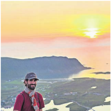 Im Land der Sami - Lukas Schuler unterwegs in Lappland.    Bild: zg