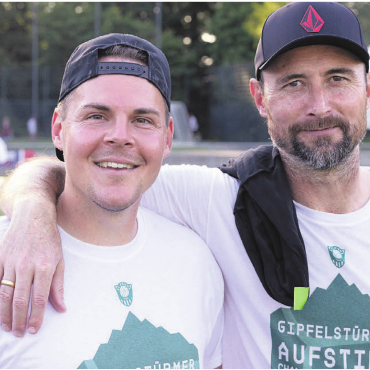 Der Mann der starken Werte - Zwei Freiämter Aufstiegshelden des SC Kriens: Philipp Strebel (Athletiktrainer) und Michael Winsauer (Trainer).