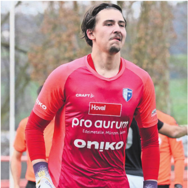 Ligaerhalt so gut wie sicher - Goalie Nico Ammann musste gegen Neuenhof dreimal hinter sich greifen. Dennoch ist Wohlen II der Ligaerhalt kaum noch zu nehmen. Bild: Archiv/jl