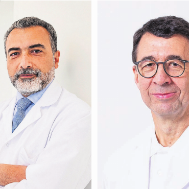 Wechsel nach über 30 Jahren - Keivan Daneshvar (links) wird im Dezember die Nachfolge als Chefarzt Radiologie am Spital Muri von Dragoljub Pisteljic übernehmen.   Bild: pd