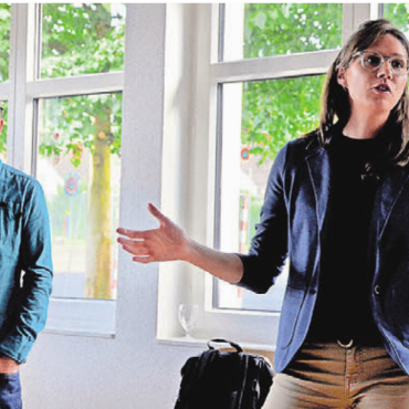 Das Präsidium bleibt in Wohlen - Input-Referenten: Dimitri Murbach (Metron AG) und Salome Baumberger (Sportamt).